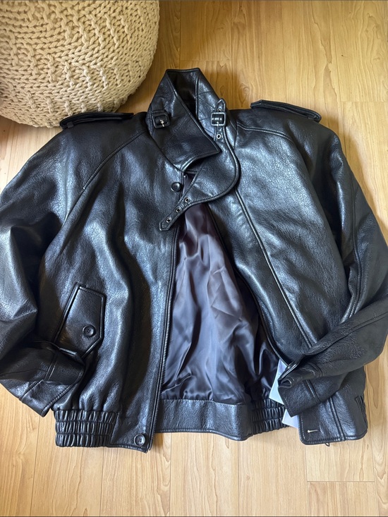 The Frankie Shop Jackets & Blazers - The Frankie Shop Nyland Faux Leather Padded Jacket